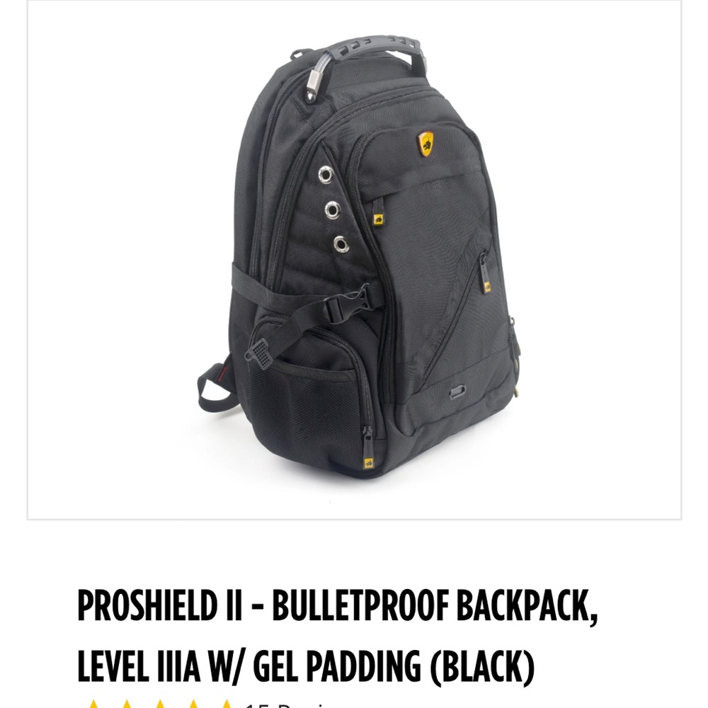 Guard dog Proshield II Bulletproof Backpack